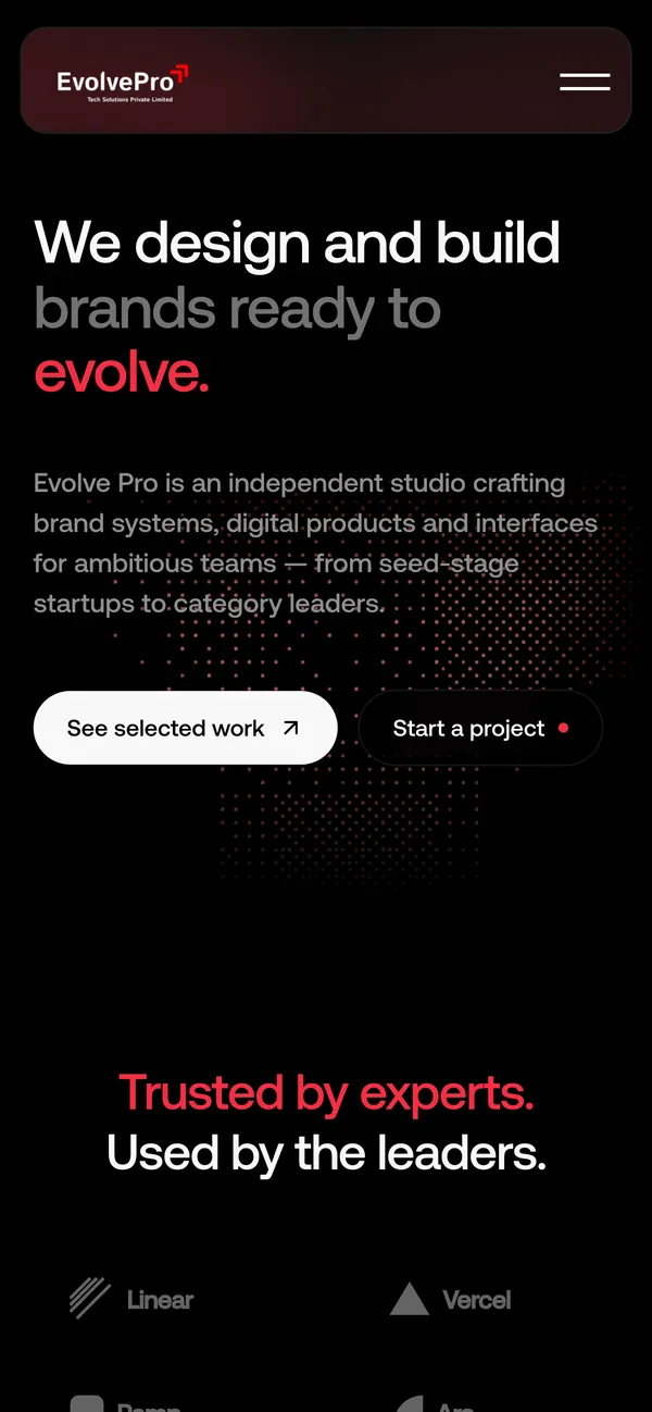Evolve Pro on mobile