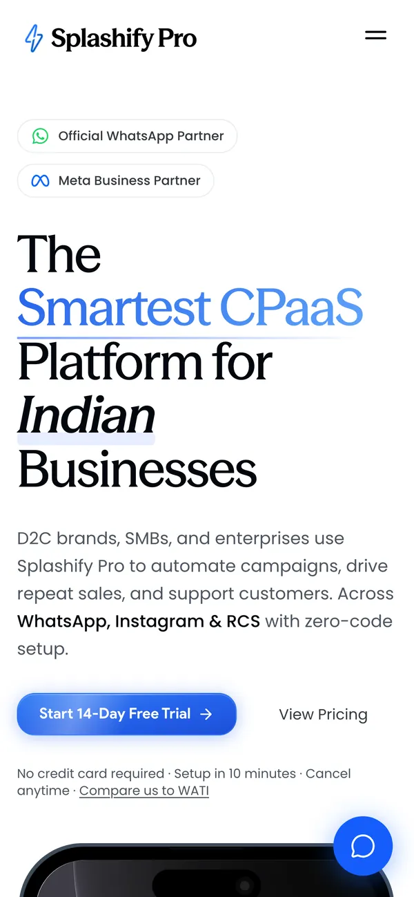 Splashify Pro on mobile