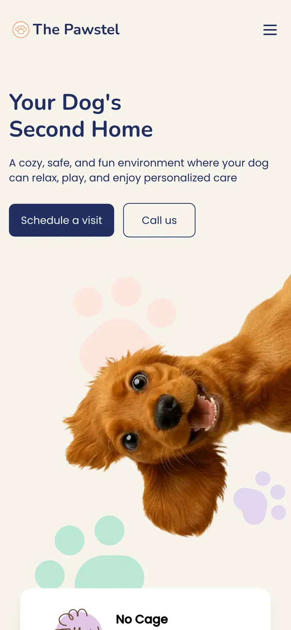 The Pawstel on mobile