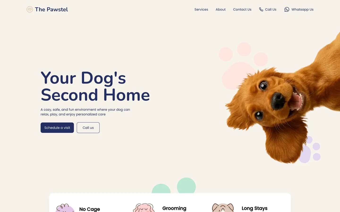 The Pawstel website